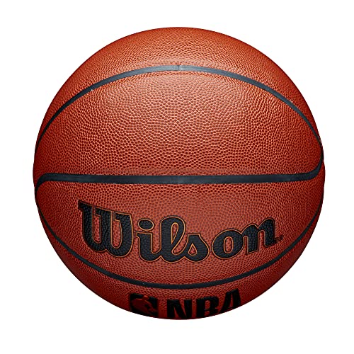 WILSON NBA Forge Series Indoor/Outdoor Basketball - Forge, Brown, Size 7-29.5"