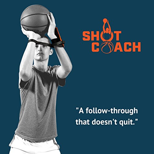 Shot Coach Basketball Shooting and Training Equipment Aid, Perfect Shot Form Every Time, Great for All Ages
