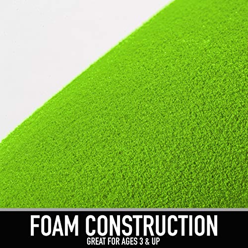 Franklin Sports MLB Kids Foam Baseball Bat + Ball Set - Jumbo Oversize Tball + Baseball Bat + Foam Ball for Kids + Toddlers - Green - 24"