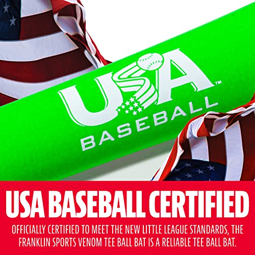 Franklin Sports Aluminum Kids Youth Baseball and Teeball Bats