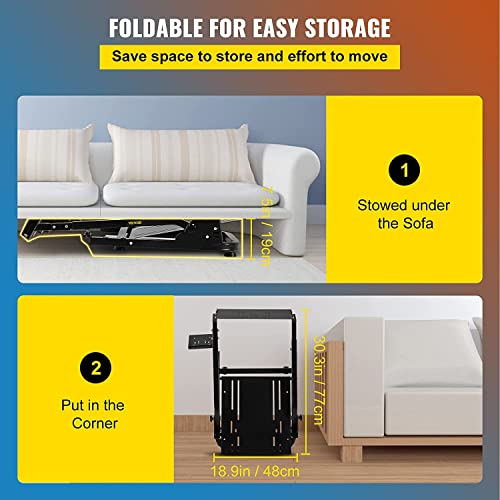 VEVOR G920 Racing Steering Shifter Mount fit for Logitech G27 G25 G29 Gaming Stand Wheel Pedals NOT Included, Black