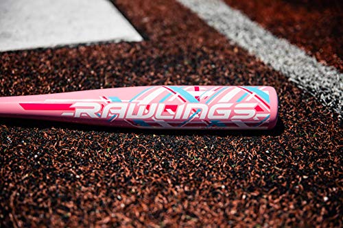 Rawlings Remix T-Ball Bat | USA Baseball | -12 | 1 Pc. Aluminum | 2 1/4 Barrel | Pink | 24 inch