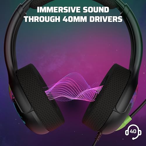 PDP Space Dust Bundle Pack: REMATCH GLOW Advanced Wired Controller & AIRLITE GLOW Wired Headset For Xbox Series X|S, Xbox One, & Windows 10/11 PC, Licensed for Xbox