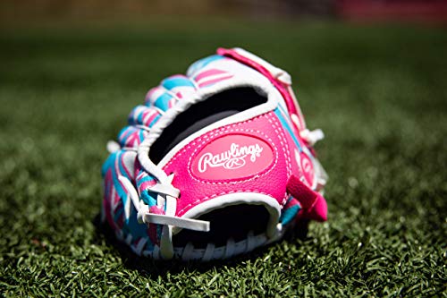 Rawlings | Remix T-Ball & Youth Baseball/Softball Glove | Sizes 9" - 10.5",Pink