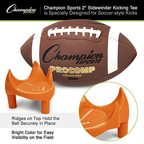 Champion Sports Football Kickoff Kicking Tee, Sidewinder Soccer Style 1"