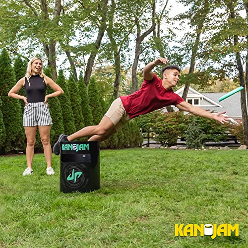 Kan Jam Original Disc Toss Game with 2 Disc Golf Basket Retrievers and 1 Disc Golf Disc - Outdoor Frisbee Golf, Frisbee Slam Game in USA, EPSN and Dude Perfect Designs