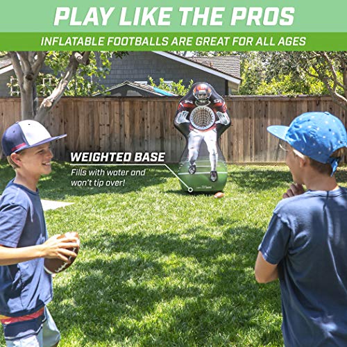 GoSports Inflataman Football Challenge - Inflatable Receiver Touchdown Toss Game