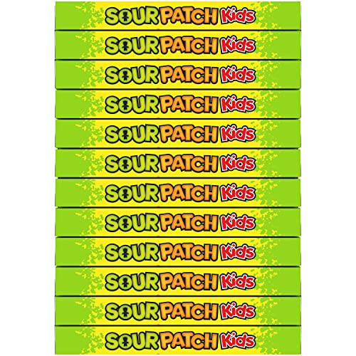 SOUR PATCH KIDS Soft & Chewy Candy, Christmas Candy Stocking Stuffers, 12 - 3.5 oz Boxes
