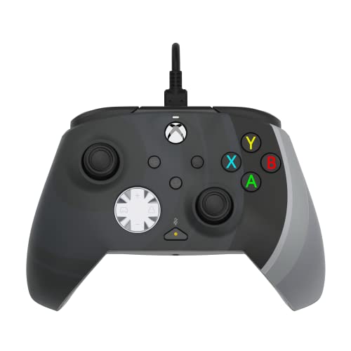 PDP Gaming REMATCH Advanced Wired Controller Licensed for Xbox Series X|S/Xbox One/PC, Customizable, App Supported - Radial Black