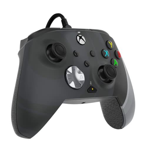 PDP Gaming REMATCH Advanced Wired Controller Licensed for Xbox Series X|S/Xbox One/PC, Customizable, App Supported - Radial Black