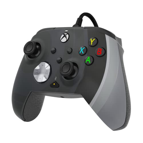 PDP Gaming REMATCH Advanced Wired Controller Licensed for Xbox Series X|S/Xbox One/PC, Customizable, App Supported - Radial Black