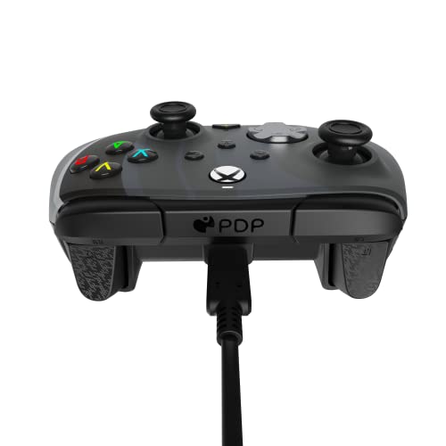 PDP Gaming REMATCH Advanced Wired Controller Licensed for Xbox Series X|S/Xbox One/PC, Customizable, App Supported - Radial Black