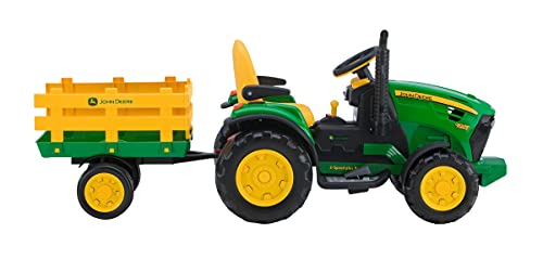 Peg Perego John Deere Ground Force Tractor with Trailer