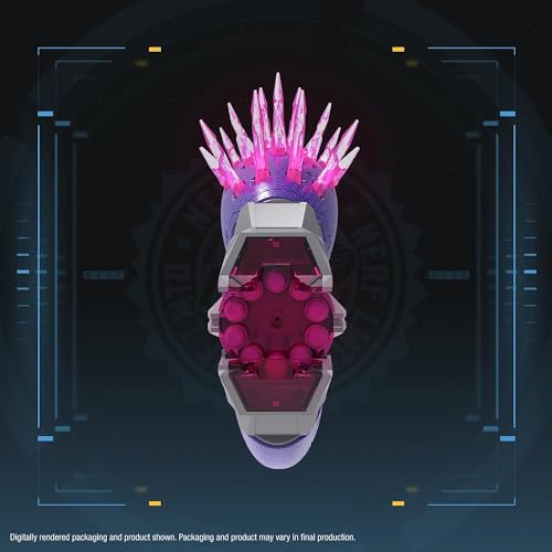 NERF LMTD Halo Needler Dart-Firing Blaster, Light-Up Needles, 10-Dart Rotating Drum, 10 Elite Darts, Game Card with in-Game Content