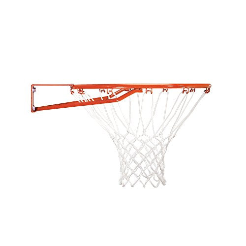 Lifetime Height Adjustable Portable Basketball Hoop Pro Court System, 44 Inch Backboard, Red/White