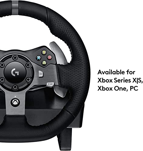 Logitech G920 Driving Force Racing Wheel + Floor Pedals + Astro A20 Gaming Headset Bundle - Xbox X|S/Xbox One/PC