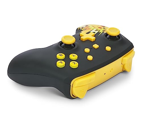 PowerA Wireless Nintendo Switch Controller - Pikachu Ecstatic, AA Battery Powered (Battery Included), Nintendo Switch Pro Controller, Mappable Gaming Buttons, Officially Licensed by Nintendo
