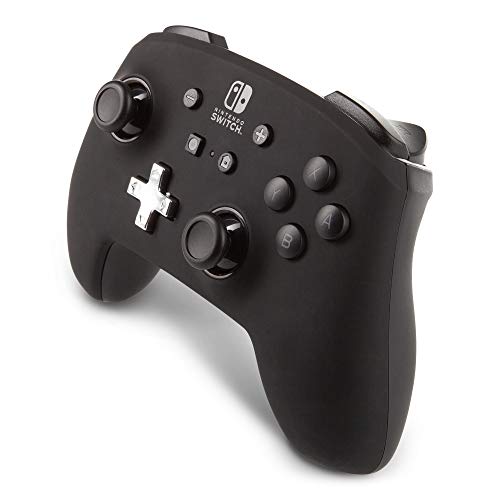 PowerA Enhanced Nintendo Switch Controller Wireless - Black, Rechargeable Pro Controller for Switch, Immersive Motion Control and Advanced Gaming Buttons