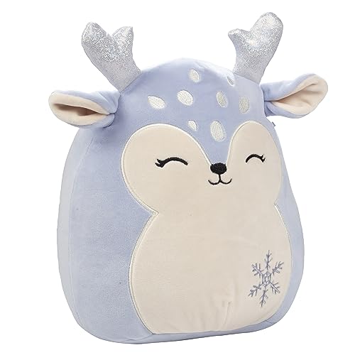 Squishmallows 10" Farryn The Purple Fawn - Official Kellytoy Christmas Plush - Collectible Soft & Squishy Holiday Stuffed Animal Toy - Add to Your Squad - Gift for Kids, Girls & Boys - 10 Inch