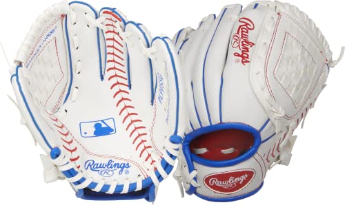 Rawlings | PLAYERS Series T-Ball & Youth Baseball Glove | Right Hand Throw | 9" | Baseball Theme