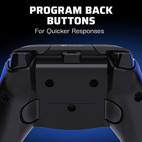 PDP Gaming REMATCH Advanced Wired Controller Licensed for Xbox Series X|S/Xbox One/PC, Customizable, App Supported - Radial Black