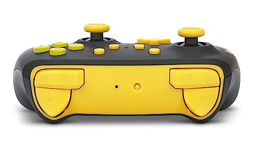 PowerA Wireless Nintendo Switch Controller - Pikachu Ecstatic, AA Battery Powered (Battery Included), Nintendo Switch Pro Controller, Mappable Gaming Buttons, Officially Licensed by Nintendo