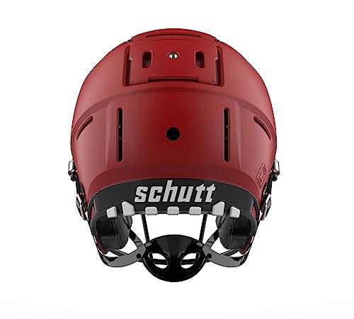 Schutt Sports F7 LX1 Youth Football Helmet, Facemask NOT Included, Matte Scarlet, Large
