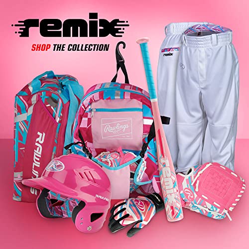 Rawlings | Remix T-Ball & Youth Baseball/Softball Glove | Sizes 9" - 10.5",Pink