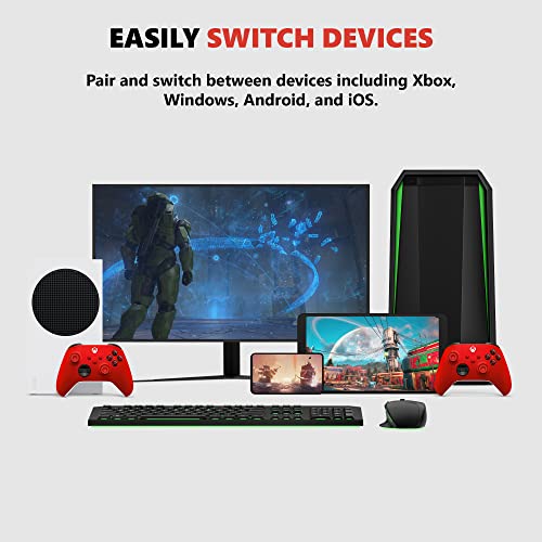 Xbox Core Wireless Controller – Pulse Red – Xbox Series X|S, Xbox One, and Windows Devices