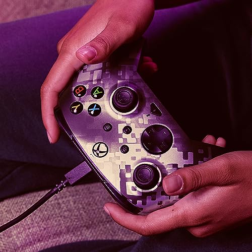 REMATCH Advanced Wired Controller Licensed for Xbox Series X|S, Xbox One, & Windows 10/11 PC: Glitch Black
